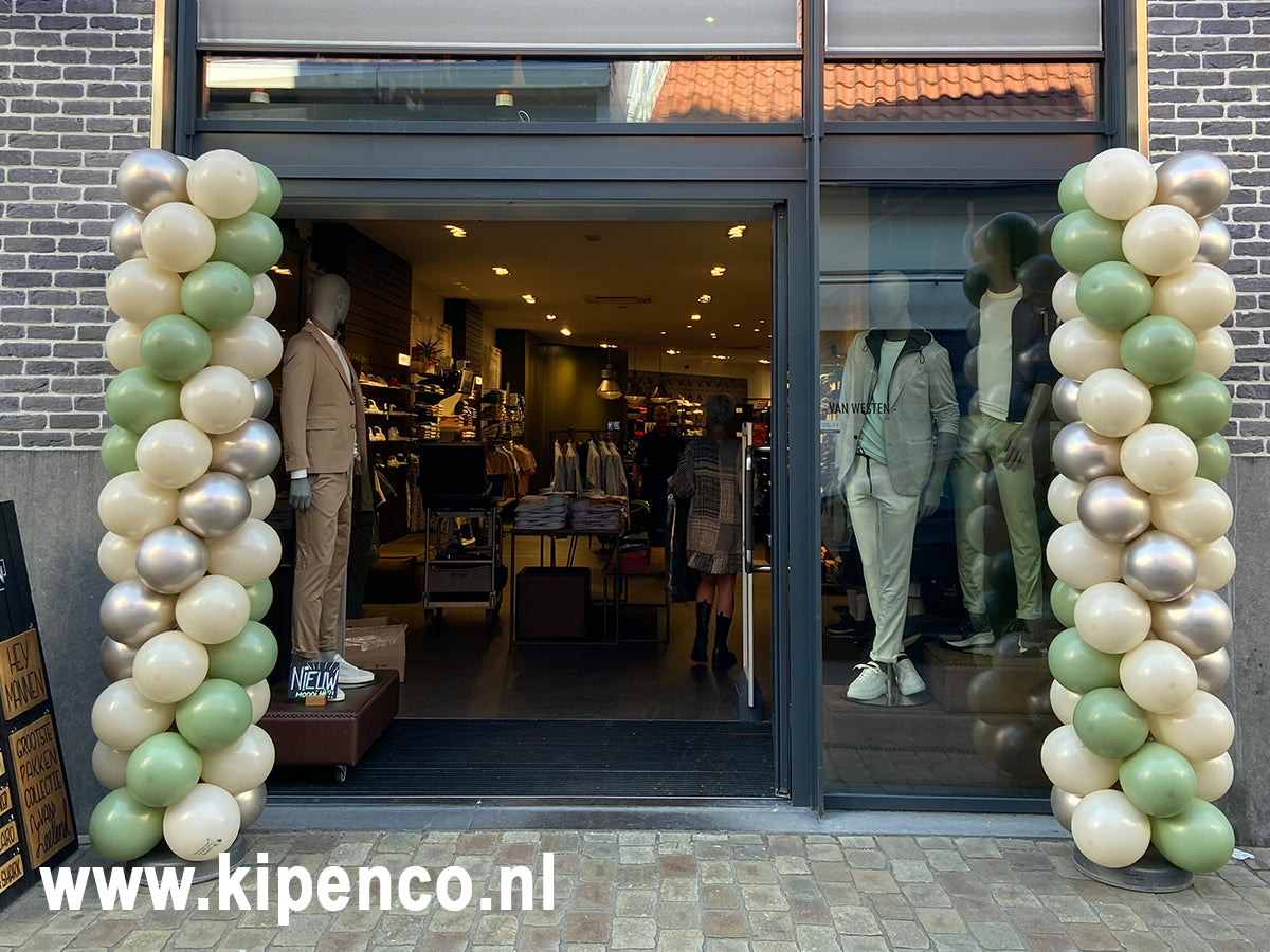 Pilaar 2,35m Spiraal, 3 kleuren