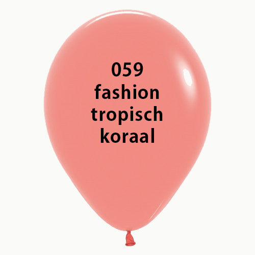 Fashion tropisch koraal 059