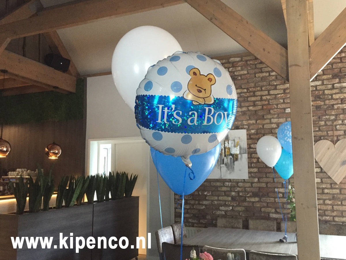 Tafel decoratie Special, 3 ballonnen, 1 folieballon