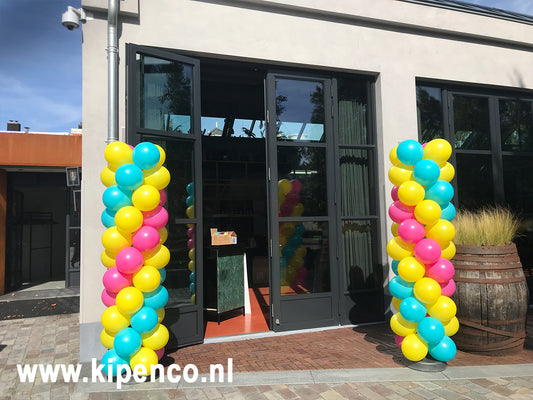 Pilaar 2,05m Spiraal, 3 kleuren
