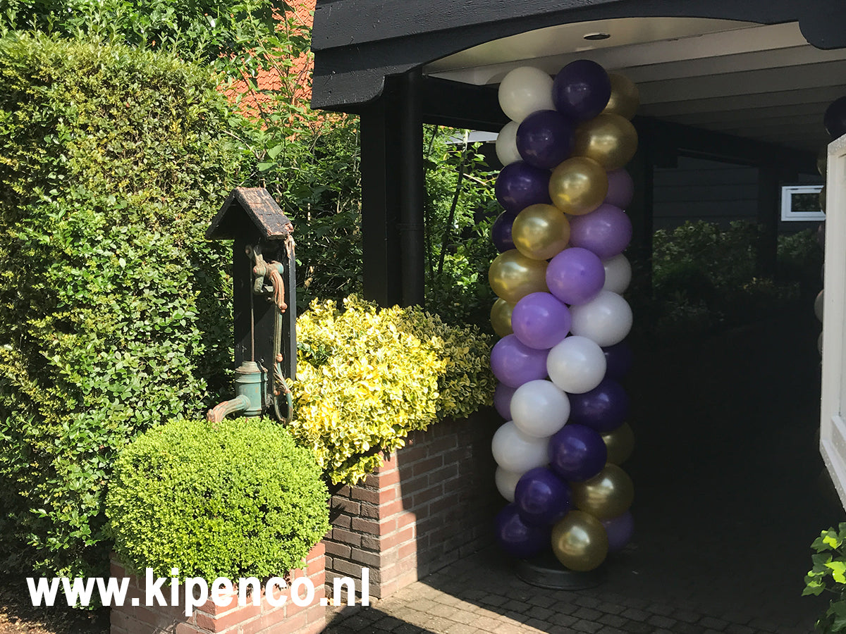 Pilaar 2,05m Spiraal, 4 kleuren