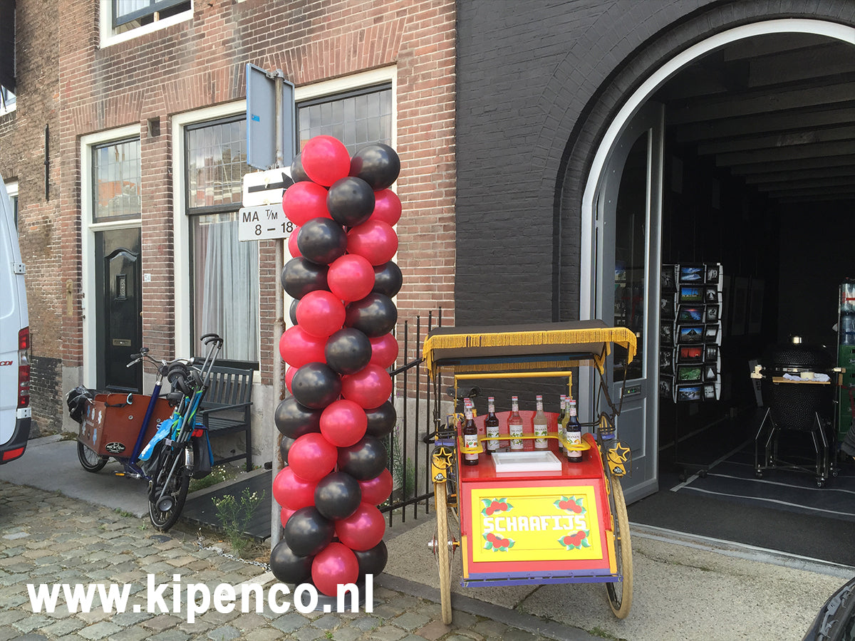 Pilaar 2,20m Spiraal, 2 kleuren