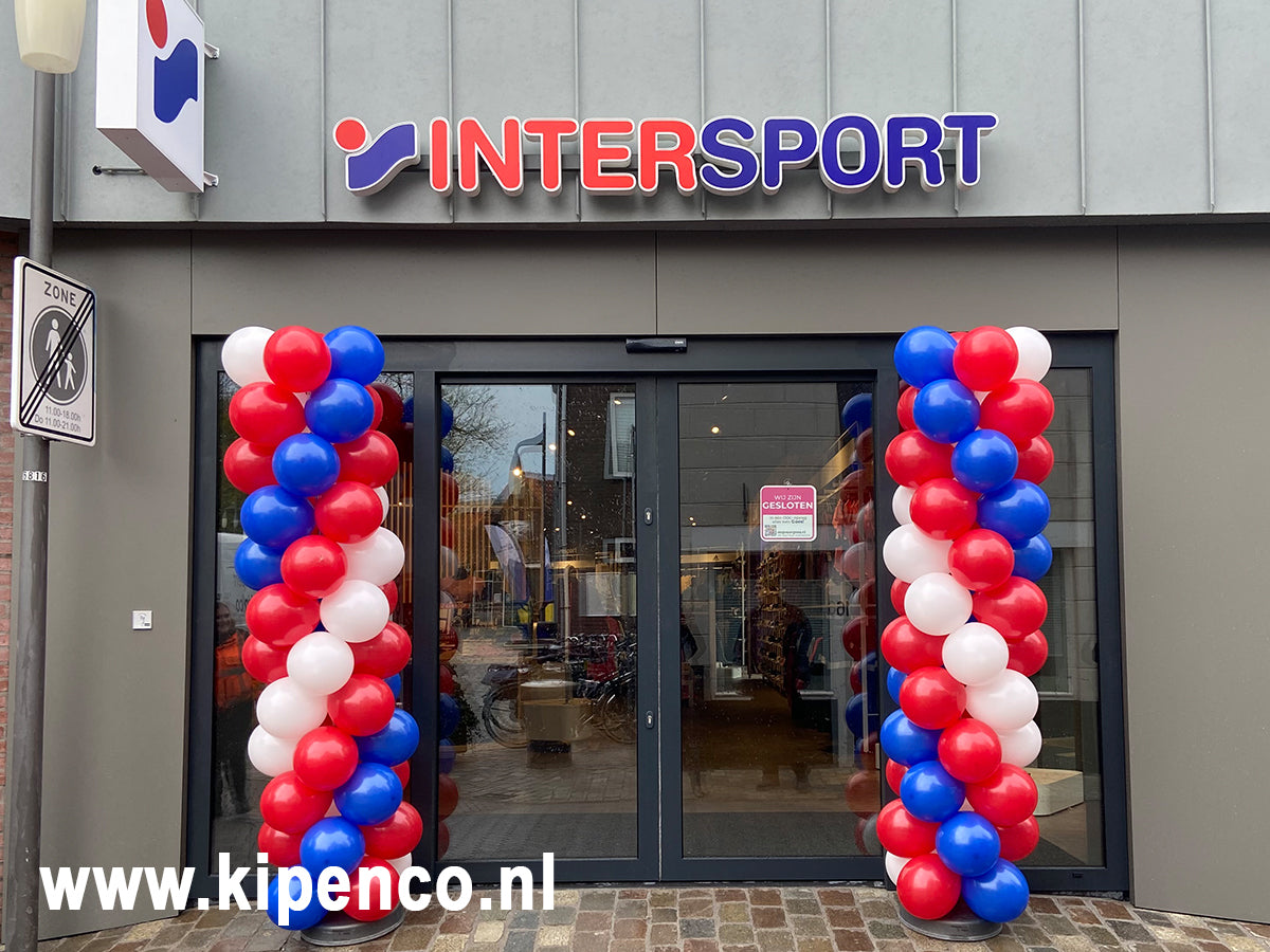 Pilaar 2,20m Spiraal, 3 kleuren