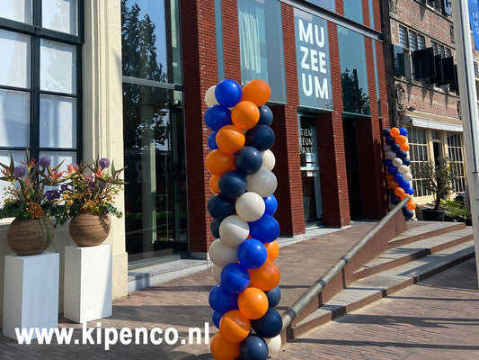 Pilaar 2,20m Spiraal, 4 kleuren
