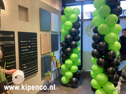 Pilaar 2,20m Dubbele banen, 2 kleuren