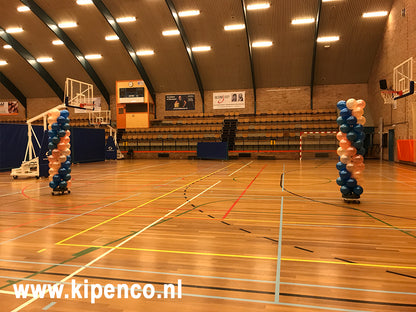 Pilaar 2,20m Spiraal, 4 kleuren