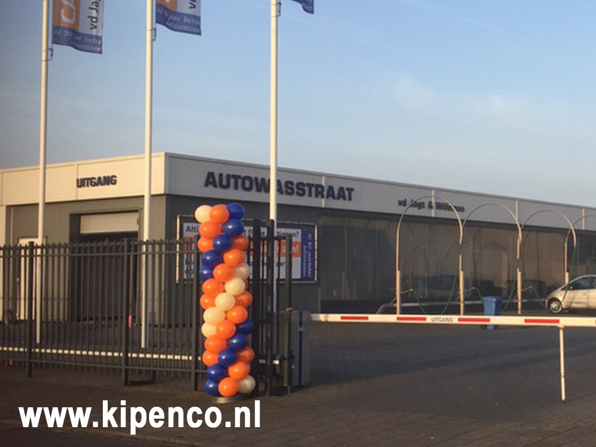 Pilaar 2,35m Spiraal, 3 kleuren