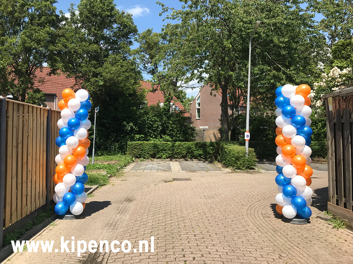Pilaar 2,35m Spiraal, 3 kleuren