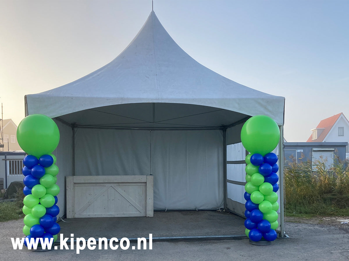Pilaar top Dubbele banen, 2 kleuren