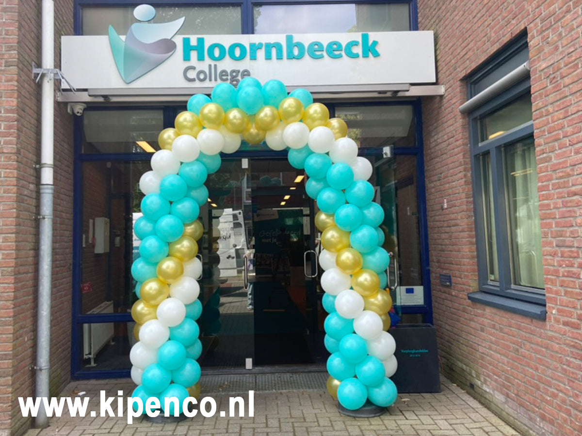 Boog standaardmaat Spiraal, 3 kleuren, 1 kleur dubbele baan