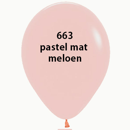 Pastel mat meloen 663