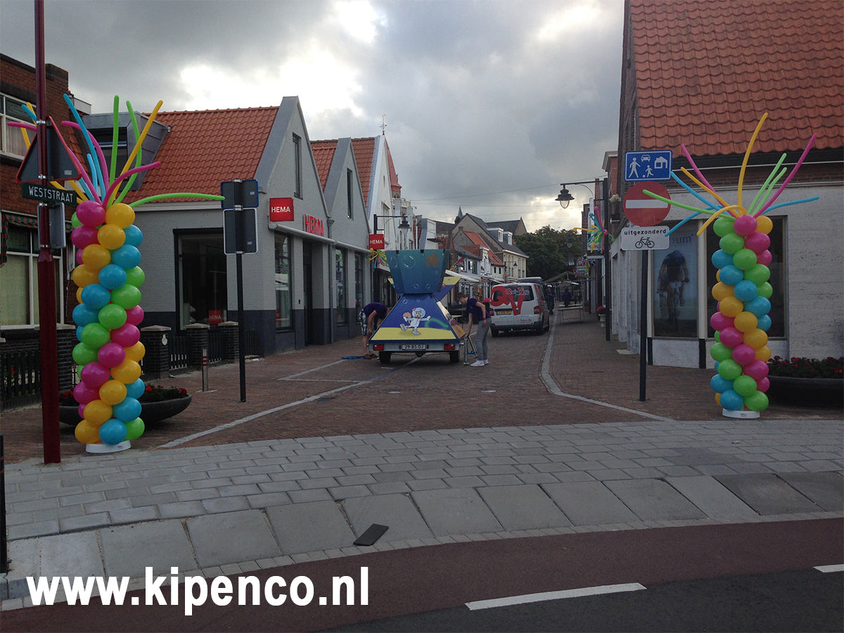 Pilaar special 2,50-3,00 Spiraal, 4 kleuren