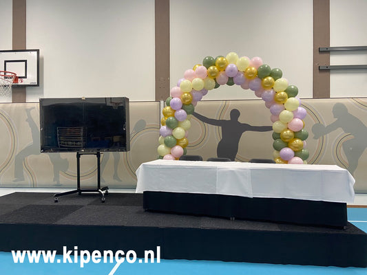 Boog standaardmaat Confetti, 5 kleuren
