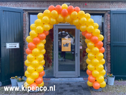 Boog standaardmaat Driedubbele baan, 2 kleuren