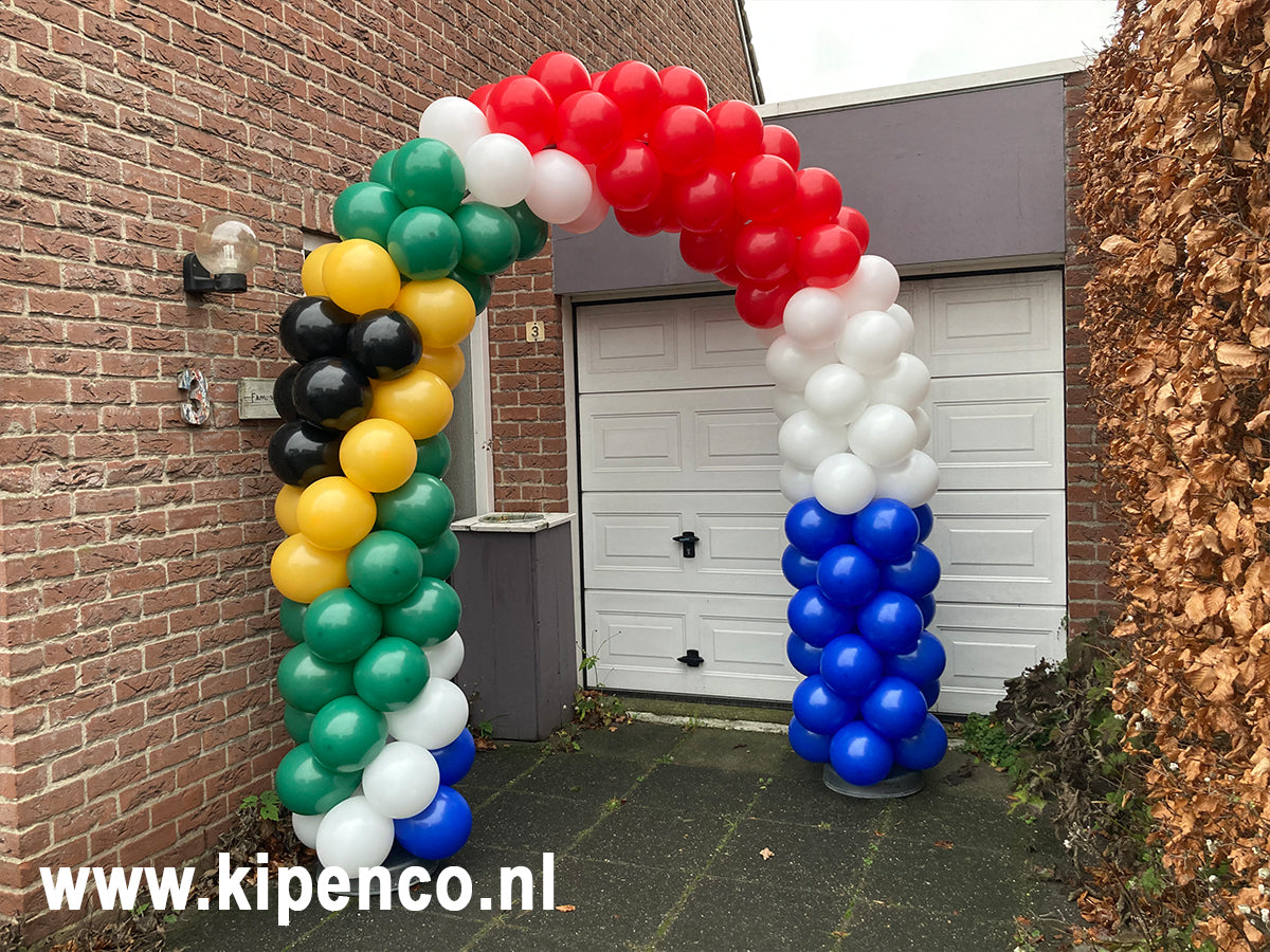 Boog standaardmaat Vlag Nederland+Zuid Afrika
