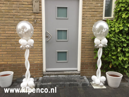 Minipilaar Met print