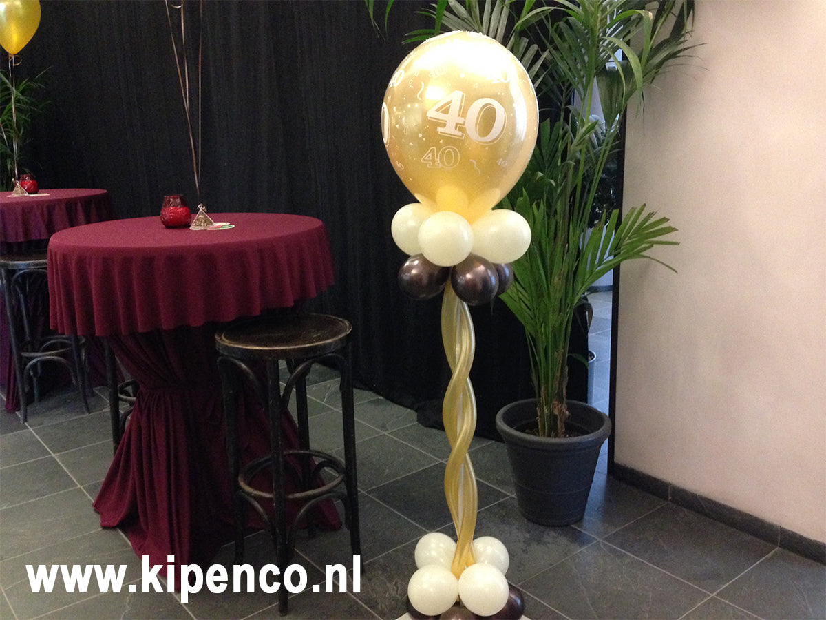 Minipilaar Met print
