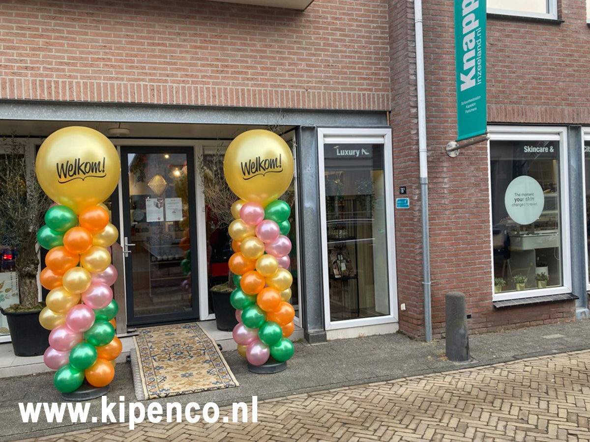 Pilaar print top Spiraal, 4 kleuren