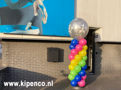 Pilaar print top Spiraal, 5 kleuren