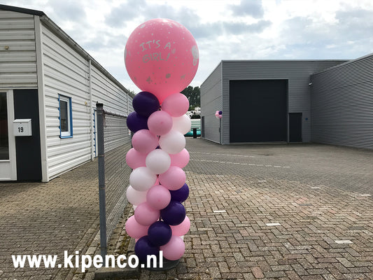 Pilaar print top Spiraal, 3 kleuren