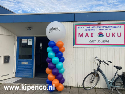 Pilaar print top Spiraal, 5 kleuren