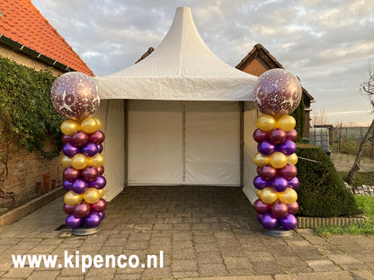 Pilaar print top Lagen, 3 kleuren