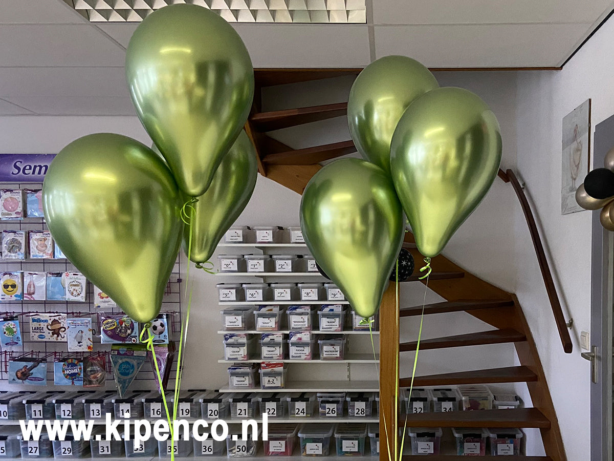 Tafel decoratie 3 ballonnen Effen, 1 kleur